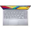 Laptop Asus Vivobook 15 OLED X1505ZA, 15.6 inch OLED FHD, Intel Core i7-1255U, 8GB DDR4, 512GB SSD, Intel Iris Xe, Transparent Silver