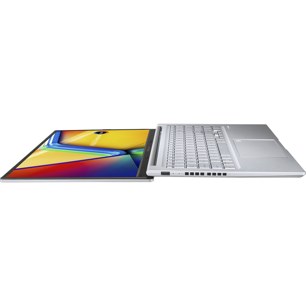 Laptop Asus Vivobook 15 OLED X1505ZA, 15.6 inch OLED FHD, Intel Core i7-1255U, 8GB DDR4, 512GB SSD, Intel Iris Xe, Transparent Silver