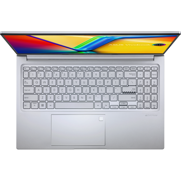 Laptop Asus Vivobook 15 OLED X1505ZA, 15.6 inch OLED FHD, Intel Core i7-1255U, 8GB DDR4, 512GB SSD, Intel Iris Xe, Transparent Silver