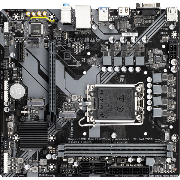 Placa de baza Gigabyte B760M H DDR4 Socket 1700