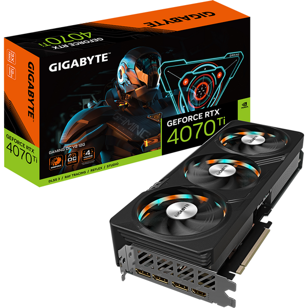 Placa video Gigabyte GeForce RTX 4070 Ti GAMING OC V2 12GB GDDR6X 192 Bit DLSS 3.0