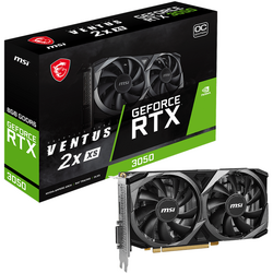 GeForce RTX 3050 VENTUS 2X XS OC 8GB GDDR6 128 Bit