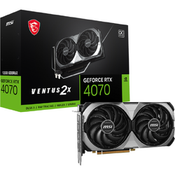 GeForce RTX 4070 VENTUS 2X E OC 12GB GDDR6X 192 Bit DLSS 3.0