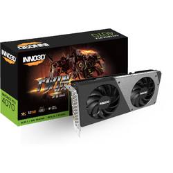 Placa video INNO3D RTX 4070 TWIN X2 12GB GDDR6X 192 Bit DLSS 3.0