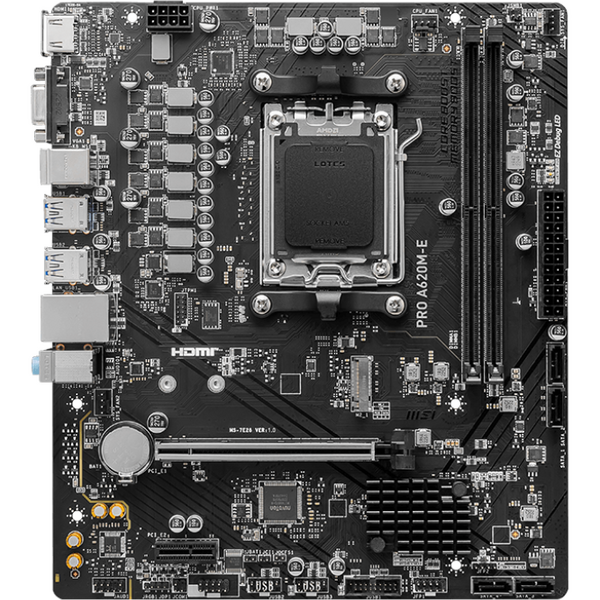 Placa de baza MSI PRO A620M-E Socket AM5