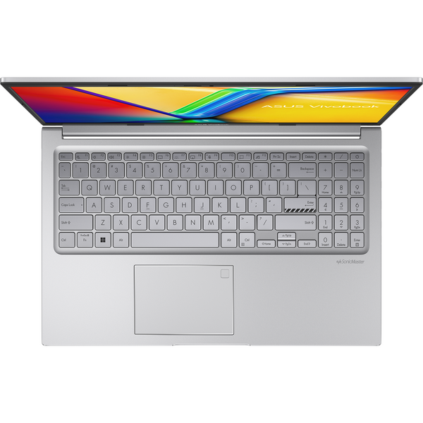 Laptop Asus Vivobook 15 X1504ZA, 15.6 inch FHD, Intel Core i7-1255U, 8GB DDR4, 512GB SSD, Intel Iris Xe, Cool Silver