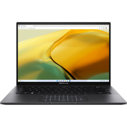 Laptop Asus Zenbook 14 OLED UM3402YA, 14 inch 2.8K 90Hz, AMD Ryzen 7 7730U, 16GB DDR4X, 1TB SSD, Radeon, Win 11 Pro, Jade Black