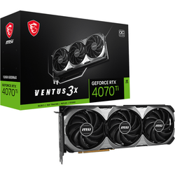 Placa video MSI GeForce RTX 4070 Ti VENTUS 3X E1 12GB GDDR6X 192 Bit DLSS 3.0