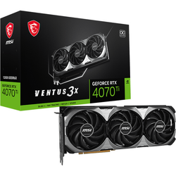 GeForce RTX 4070 Ti VENTUS 3X E1 12GB GDDR6X 192 Bit DLSS 3.0