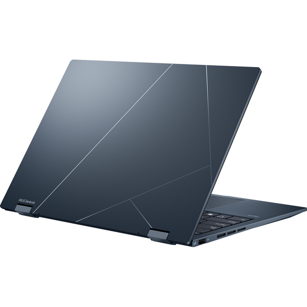 Laptop Asus Zenbook 14 Flip UP3404VA 14 inch OLED , 2.8K 90Hz Touch, Intel Core i7-1360P, 16GB DDR5, 1TB SSD, Intel Iris Xe, Win 11 Pro, Ponder Blue