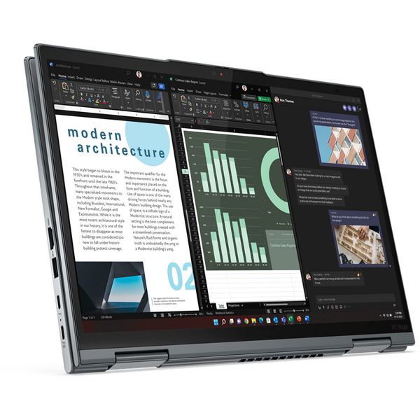 Laptop Lenovo ThinkPad X1 Yoga Gen 8, 14 inch WQUXGA OLED Touch, Intel Core i7-1355U, 32GB DDR5, 1TB SSD, Intel Iris Xe, Win 11 Pro, Storm Grey