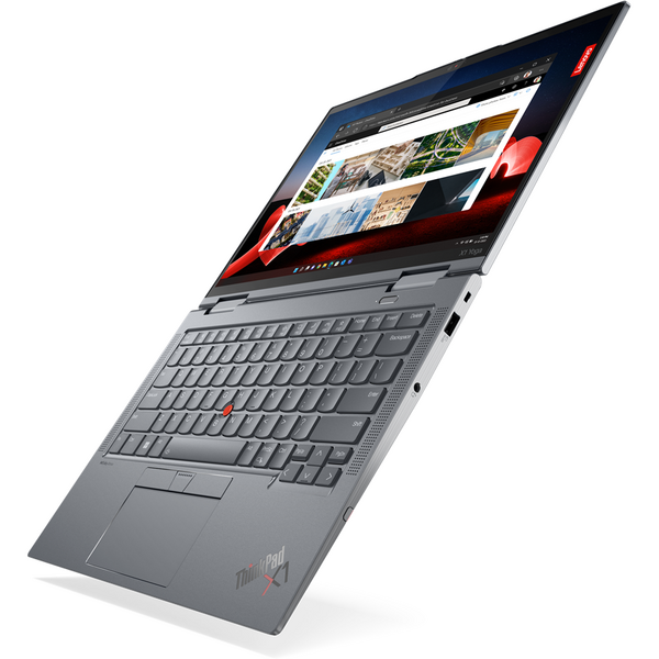 Laptop Lenovo ThinkPad X1 Yoga Gen 8, 14 inch WQUXGA OLED Touch, Intel Core i7-1355U, 32GB DDR5, 1TB SSD, Intel Iris Xe, Win 11 Pro, Storm Grey