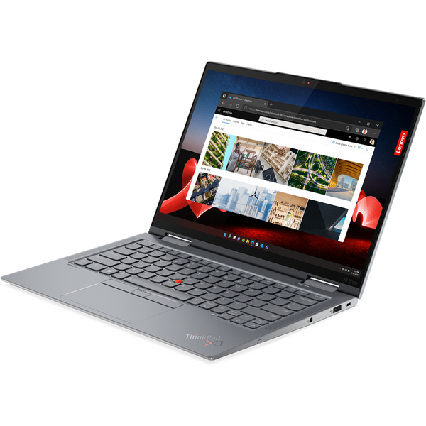 Laptop Lenovo ThinkPad X1 Yoga Gen 8, 14 inch WQUXGA OLED Touch, Intel Core i7-1355U, 32GB DDR5, 1TB SSD, Intel Iris Xe, Win 11 Pro, Storm Grey