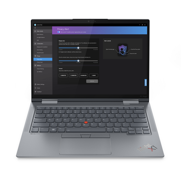 Laptop Lenovo ThinkPad X1 Yoga Gen 8, 14 inch WQUXGA OLED Touch, Intel Core i7-1355U, 32GB DDR5, 1TB SSD, Intel Iris Xe, Win 11 Pro, Storm Grey