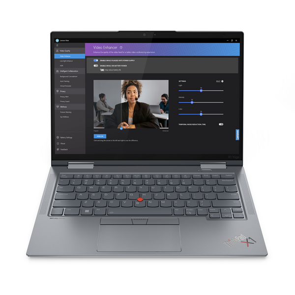 Laptop Lenovo ThinkPad X1 Yoga Gen 8, 14 inch WUXGA IPS Touch, Intel Core i7-1355U, 32GB DDR5, 1TB SSD, Intel Iris Xe, Win 11 Pro, Storm Grey