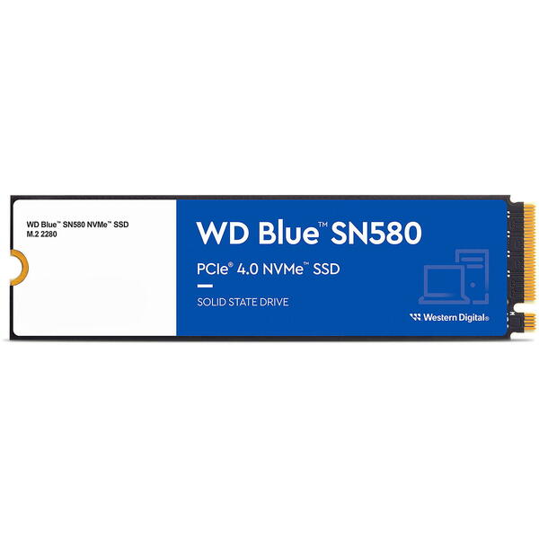 SSD WD Blue SN580 1TB PCI Express 4.0 x4 M.2 2280