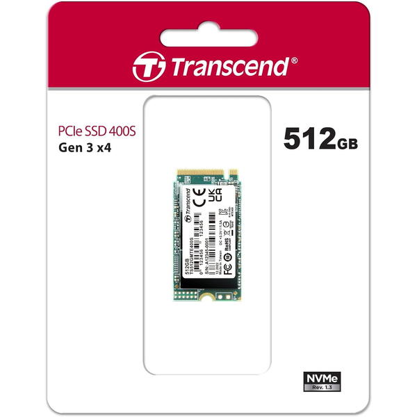 SSD Transcend MTE400S 512GB PCI Express 3.0 x4 M.2 2242
