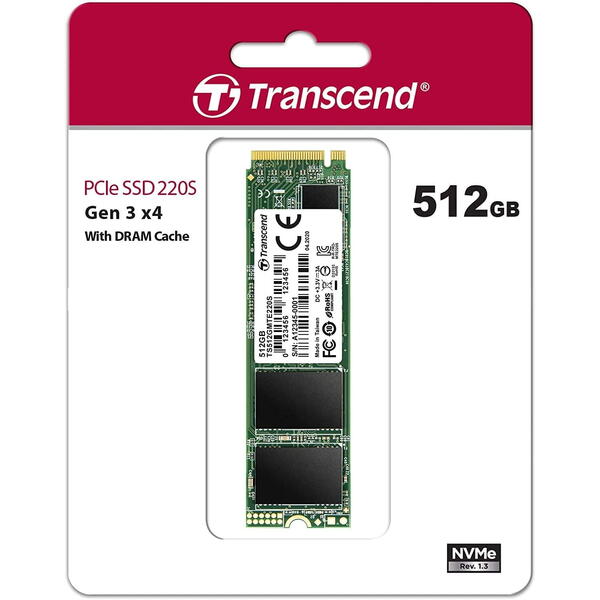 SSD Transcend 220S 512GB PCI Express 3.0 x4 M.2 2280