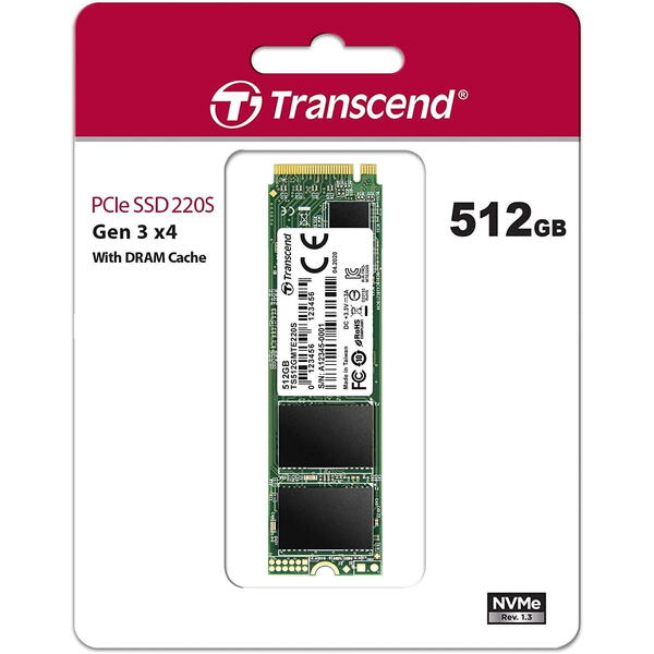 SSD Transcend 220S 512GB PCI Express 3.0 x4 M.2 2280