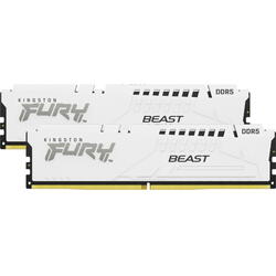 Memorie Kingston FURY Beast White 64GB DDR5 6000MHz CL36 Kit Dual Channel