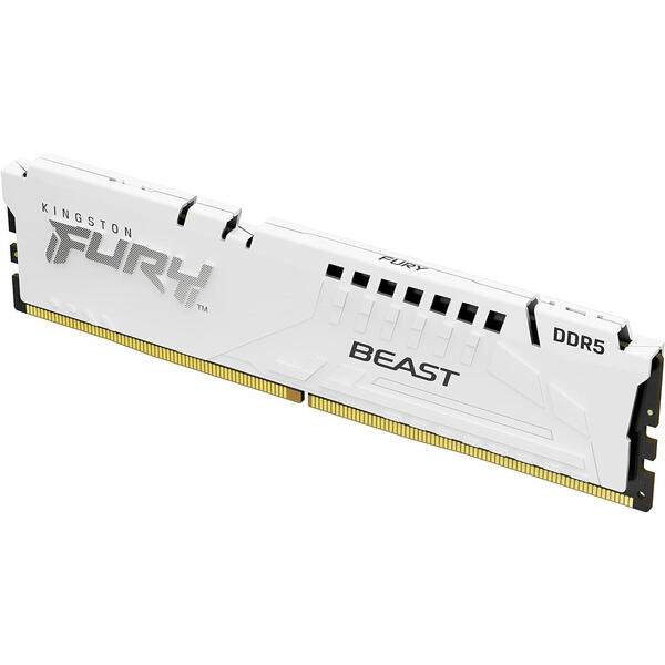 Memorie Kingston FURY Renegade White 32GB DDR5 6400MHz CL32 Kit Dual Channel