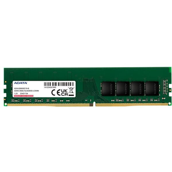 Memorie A-DATA Premier 8GB, DDR4 2666MHz, CL19