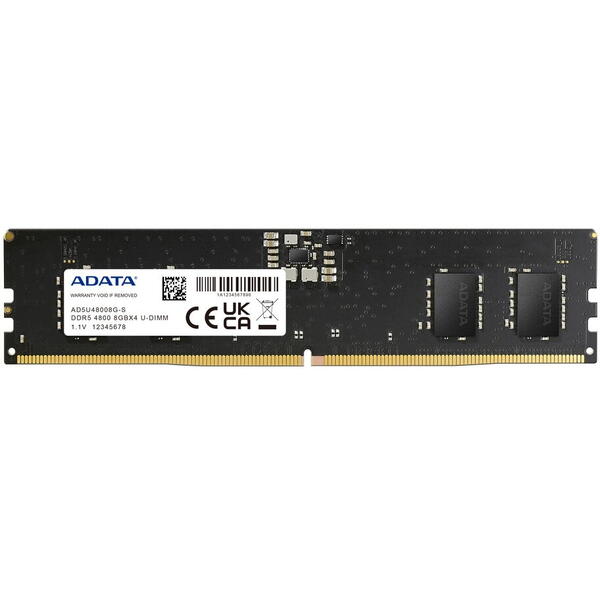 Memorie ADATA 8GB, DDR5 4800MHz, CL40