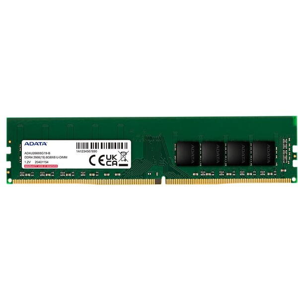 Memorie A-DATA Premier 4GB DDR4 2666MHz CL19 Tray