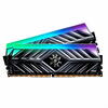 Memorie ADATA XPG Spectrix D41 Tungsten Grey RGB 32GB DDR4 3600MHz CL18 Kit Dual Channel