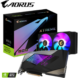 GeForce RTX 4070 Ti AORUS XTREME WATERFORCE 12GB GDDR6X 192 Bit DLSS 3.0