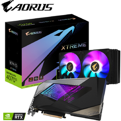 Placa video Gigabyte GeForce RTX 4070 Ti AORUS XTREME WATERFORCE 12GB GDDR6X 192 Bit DLSS 3.0