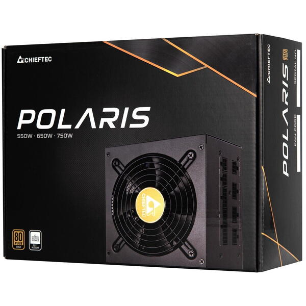 Sursa Chieftec Polaris, 80+ Gold, 750W