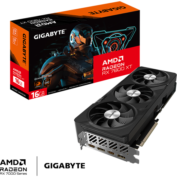 Placa video Gigabyte Radeon RX 7800 XT GAMING OC 16GB GDDR6 256-bit