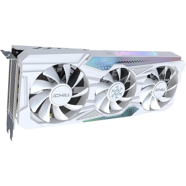 Placa video INNO3D GeForce RTX 4060 Ti ICHILL X3 WHITE 8GB GDDR6 128 Bit DLSS 3.0