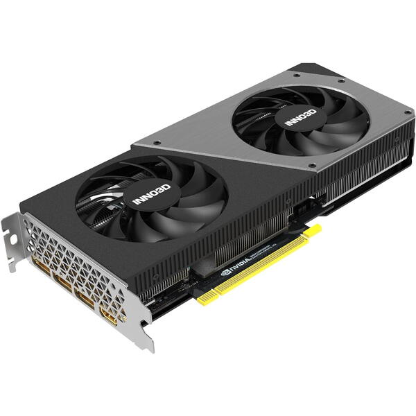 Placa video INNO3D GeForce RTX 4070 TWIN X2 OC 12GB GDDR6X 192 Bit DLSS 3.0