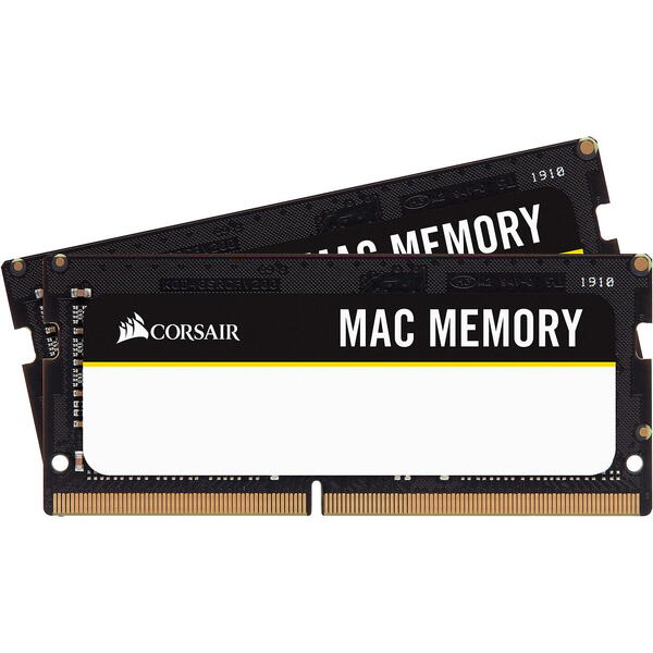 Memorie Notebook Corsair Mac, 64GB, DDR4, 2666MHz, CL18, 1.2v, Kit Dual Channel