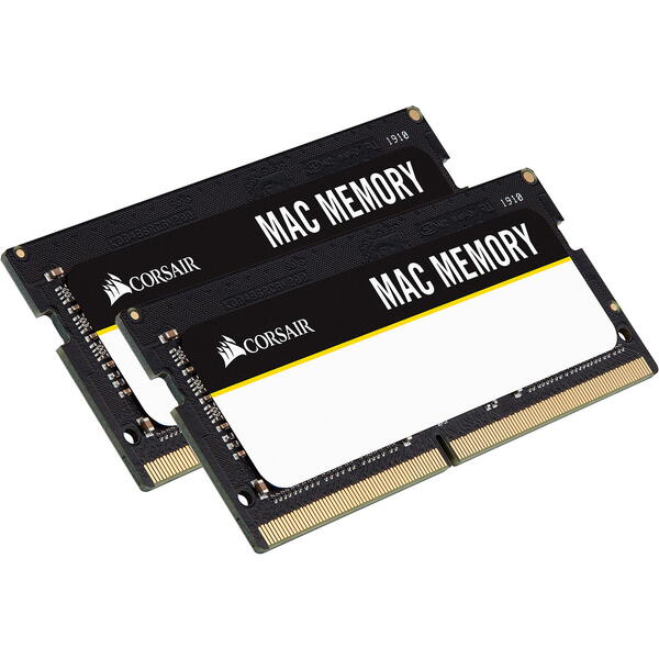 Memorie Notebook Corsair Mac, 64GB, DDR4, 2666MHz, CL18, 1.2v, Kit Dual Channel