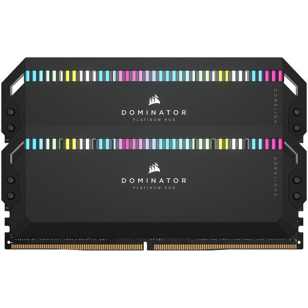 Memorie Corsair Dominator Platinum RGB DDR5 64GB 6600MHz CL32 Kit Dual Channel