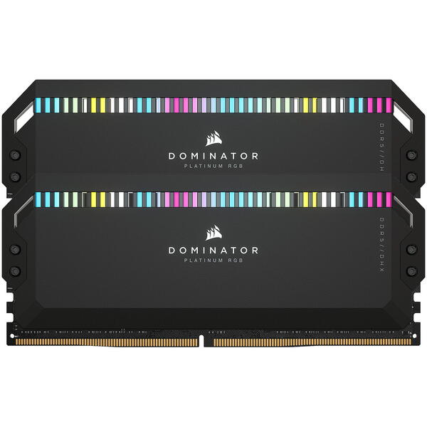 Memorie Corsair Dominator Platinum RGB DDR5 64GB 6800MHz CL40 Kit Dual Channel