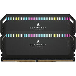 Memorie Corsair Dominator Platinum RGB DDR5 64GB 6000MHz CL30 Kit Dual Channel