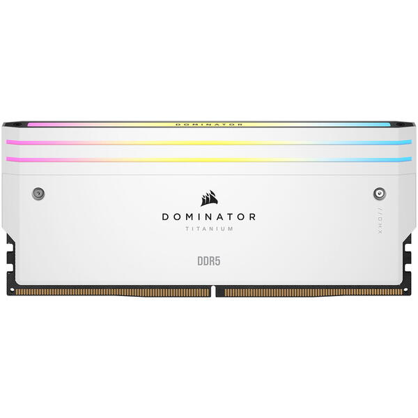 Memorie Corsair Dominator Titanium RGB White 32GB 7000MHz CL34 Kit Dual Channel