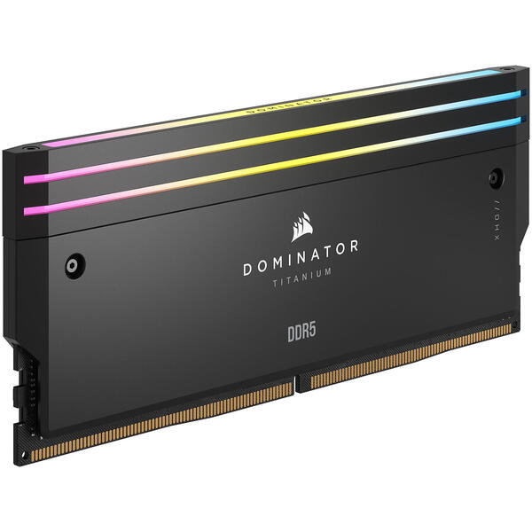 Memorie Corsair Dominator Titanium RGB Black 32GB 6600MHz CL32 Kit Dual Channel