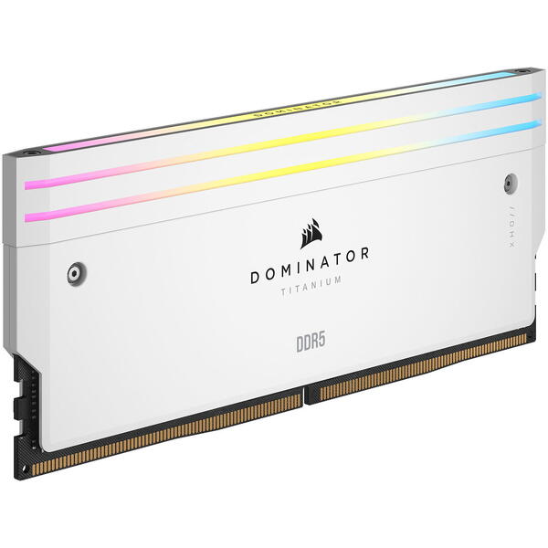 Memorie Corsair Dominator Titanium RGB White 64GB 6400MHz CL32 Kit Dual Channel