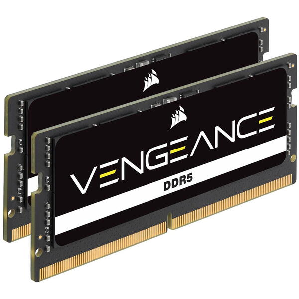 Memorie Notebook Corsair Vengeance 32GB, DDR5, 5600MHz, CL48, 1.1v, Kit Dual Channel