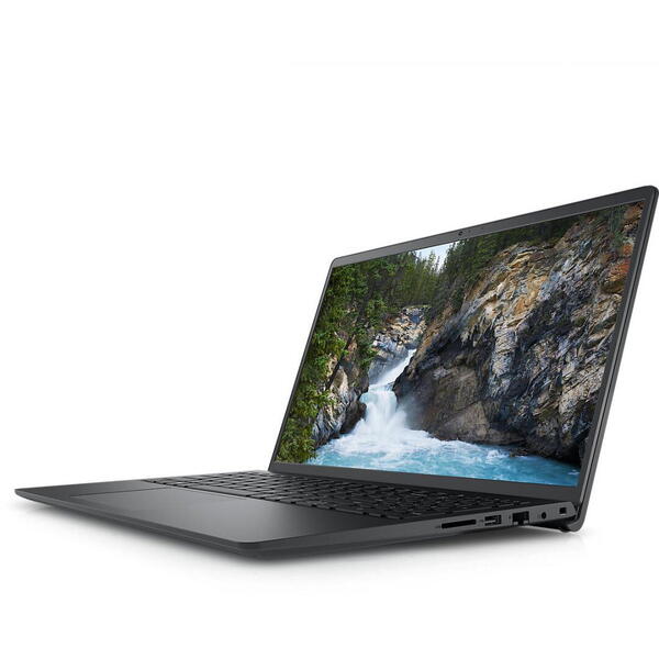Laptop Dell Vostro 3530, 15.6 inch FHD 120Hz, Intel Core i7-1355U, 16GB DDR4, 512GB SSD, Intel Iris Xe, Linux, Carbon Black, 3Yr ProSupport