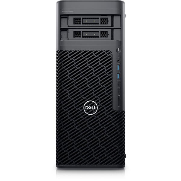 Sistem Brand Dell Precision 5860, Intel Xeon w5-2465X 3.1GHz, 64GB RAM, 1TB SSD + 4TB HDD, RTX A4000 16GB, Windows 11 Profor Workstations, 3Yr NBD