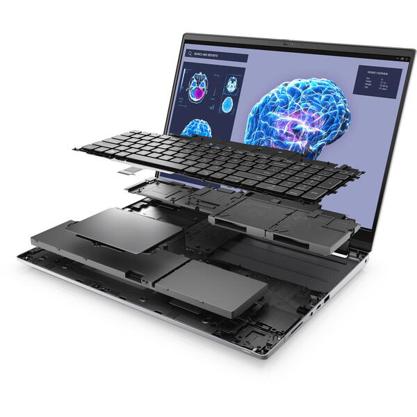 Laptop Dell Precision 7680 Workstation, 16 inch FHD+, Intel Core i9-13950HX, 32GB DDR5, 1TB SSD, RTX 2000 Ada 8GB, Win 11 Pro, 3Yr ProSupport