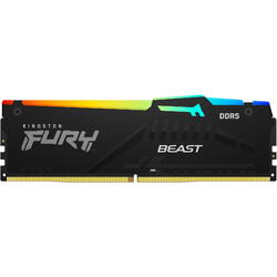 Memorie Kingston FURY Beast RGB 8GB DDR5 5600MHz CL36
