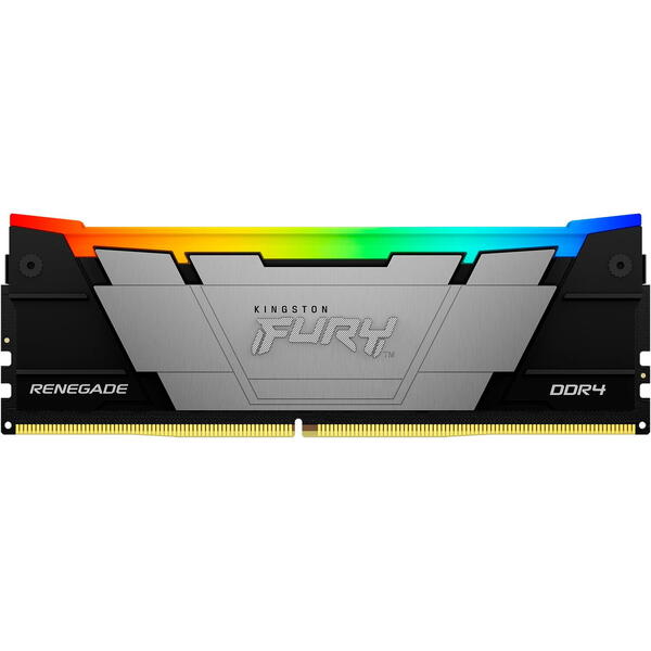 Memorie Kingston FURY Renegade Black RGB 32GB DDR4 3600MHz CL16 Kit Dual Channel