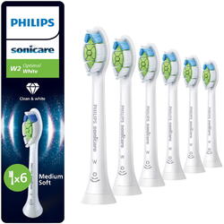 Sonicare Optimal White HX6066/87 Alb, 6 buc